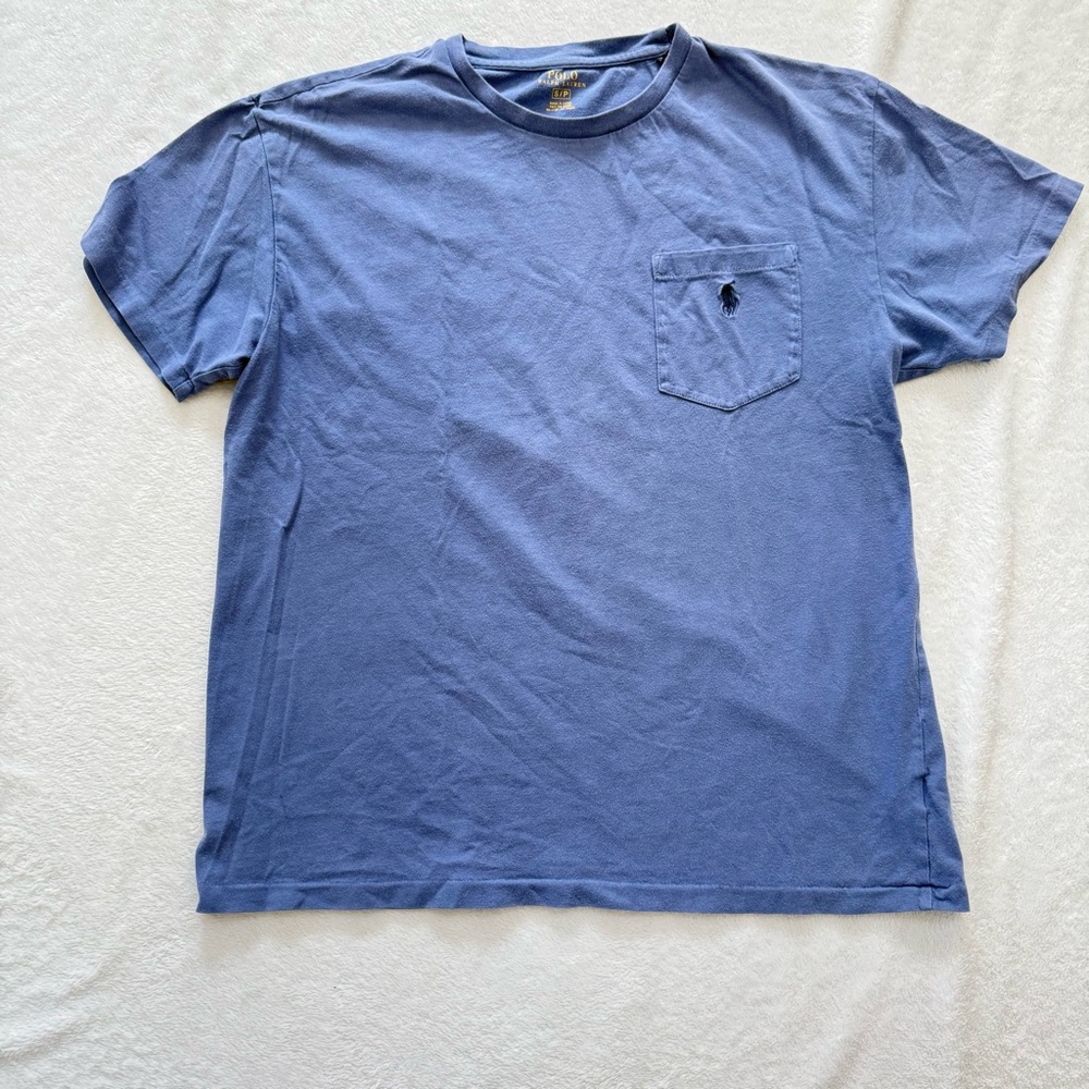 Polo by Ralph Lauren Men's Blue Short Sleeve Tee